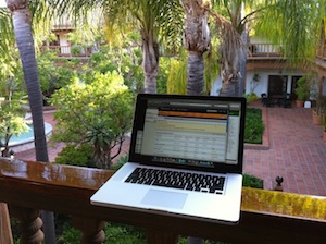 Working outside